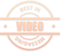 Best in video messaging badge